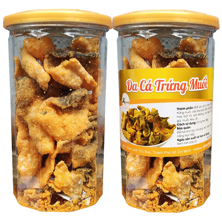 DA CÁ LẮC TRỨNG MUỐI GIÒN NGON - HŨ 200G HIỆU SK FOOD