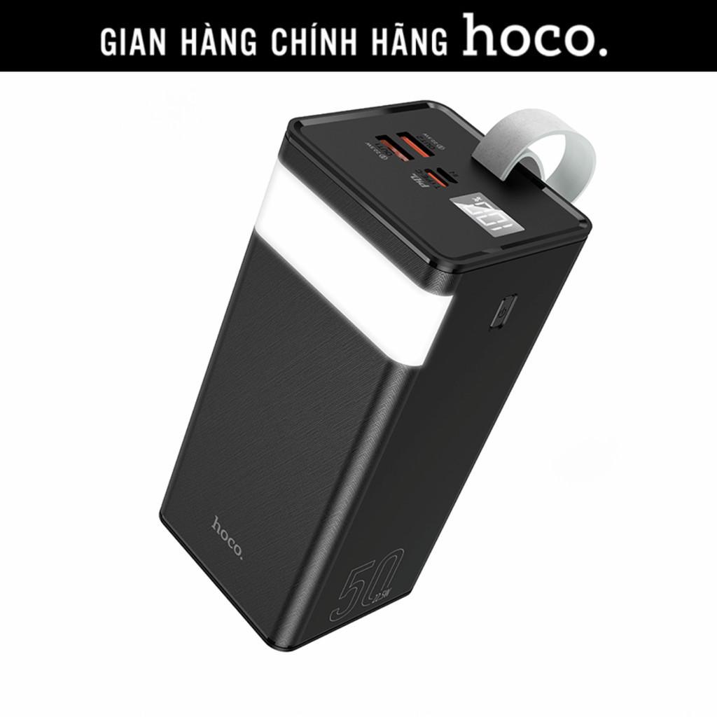 Sạc dự phòng nhanh 40.000, 50.000, 60.000 mAh Hoco J86/J86A/J86B 22.5W có đèn LED hàng chính hãng - 50000
