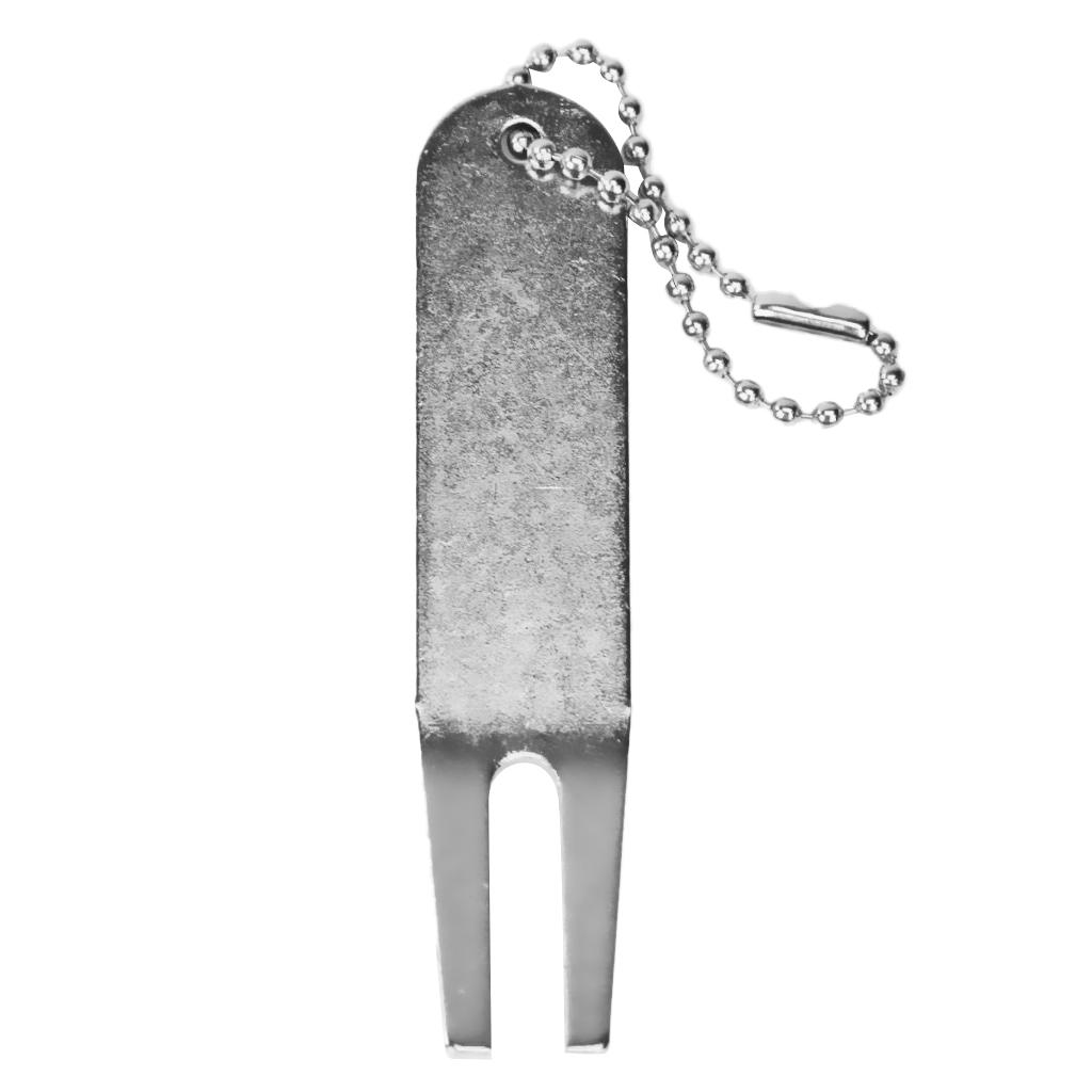 Zinc Alloy Golf Putting Green Divot Repair Tool Fork Gift for Golfer Club