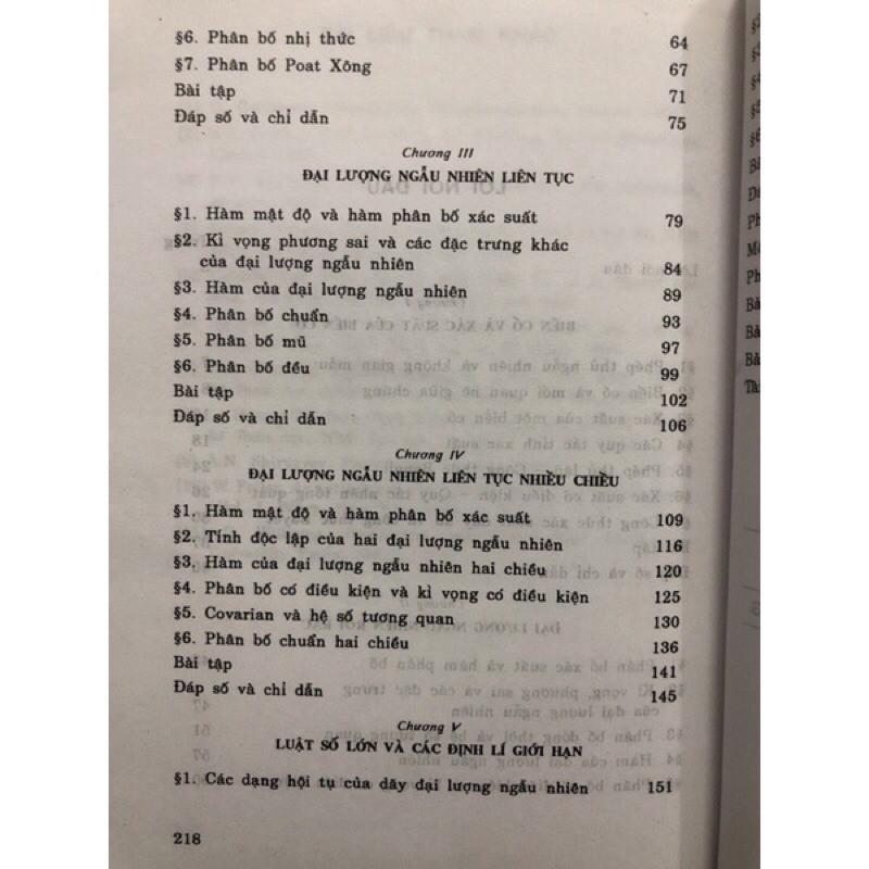 Sách - Mở Đầu Về Lí Thuyết Xác Suất Và Các ứng Dụng + Bài Tập Xác Suất - NXB Giáo Dục - HV - ảnh 6
