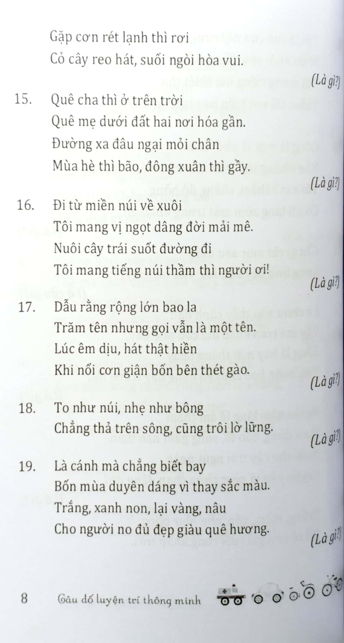 Câu Đố Luyện Trí Thông Minh