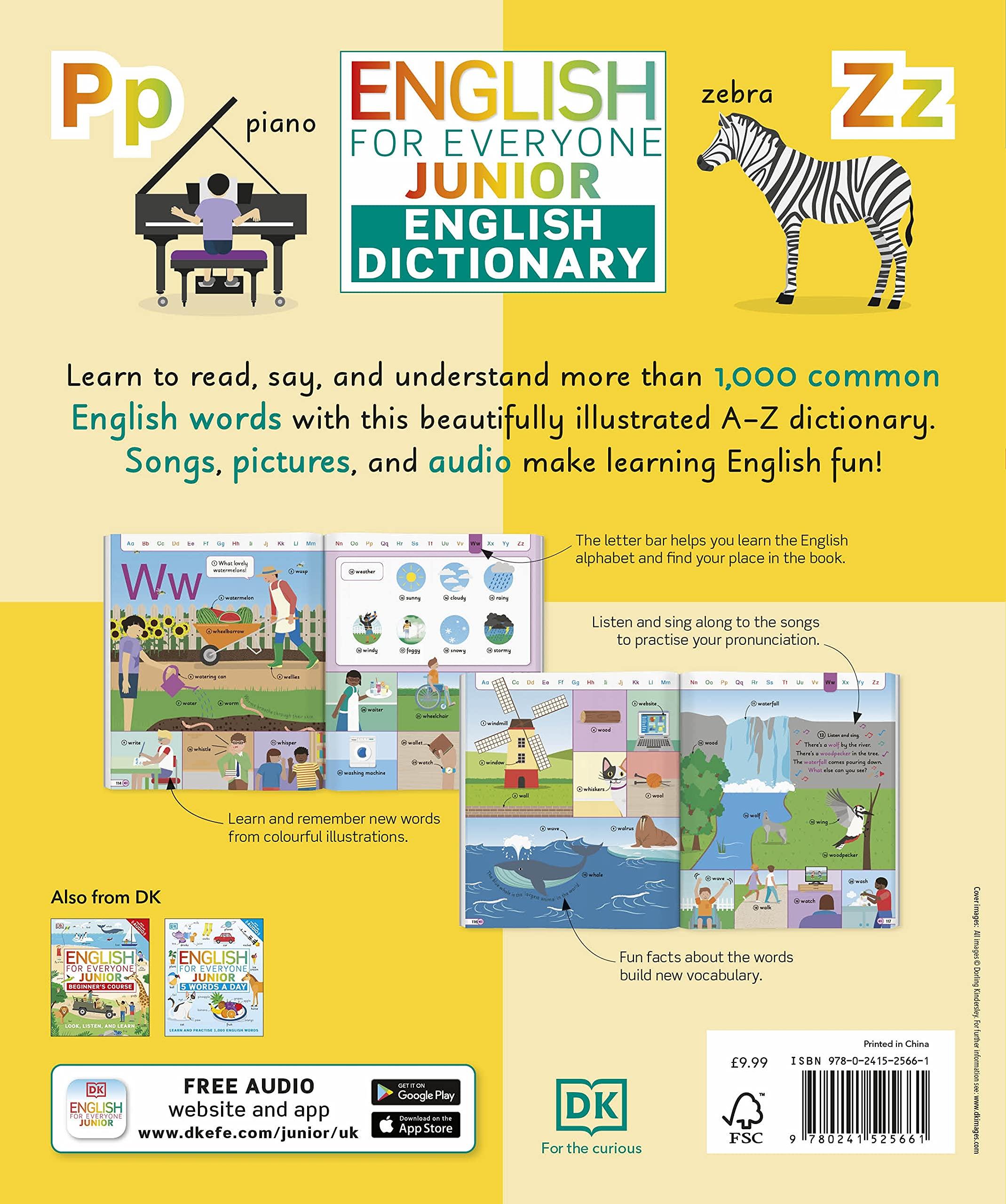 English For Everyone Junior English Dictionary: Learn To Read And Say 1,000 Words