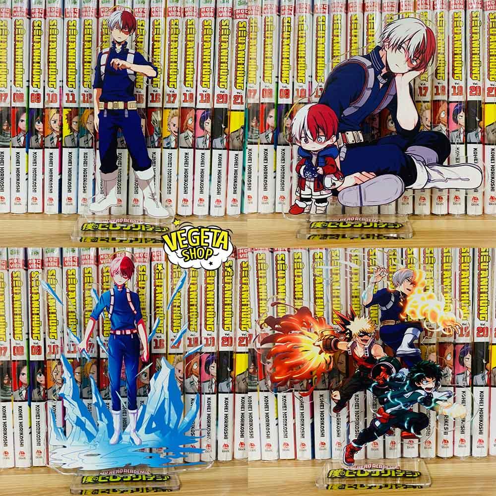Mô Hình Tượng Standee Acrylic Mica 2 mặt - My Hero Academia Học viện siêu anh hùng - Midoriya Bakugo Todoroki All Might