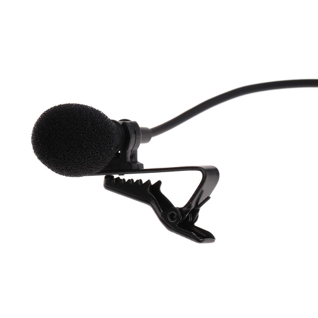 Lavalier 3.5mm Mic Microphone with Microphone Adapter Cable for Smartphone