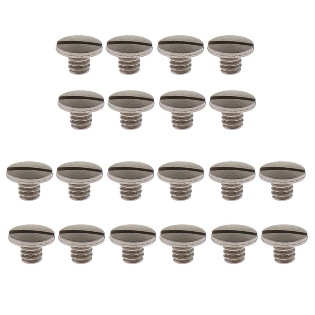 20 Pcs Flute Mounting Screws for Woodwind Repair Maintenance Parts