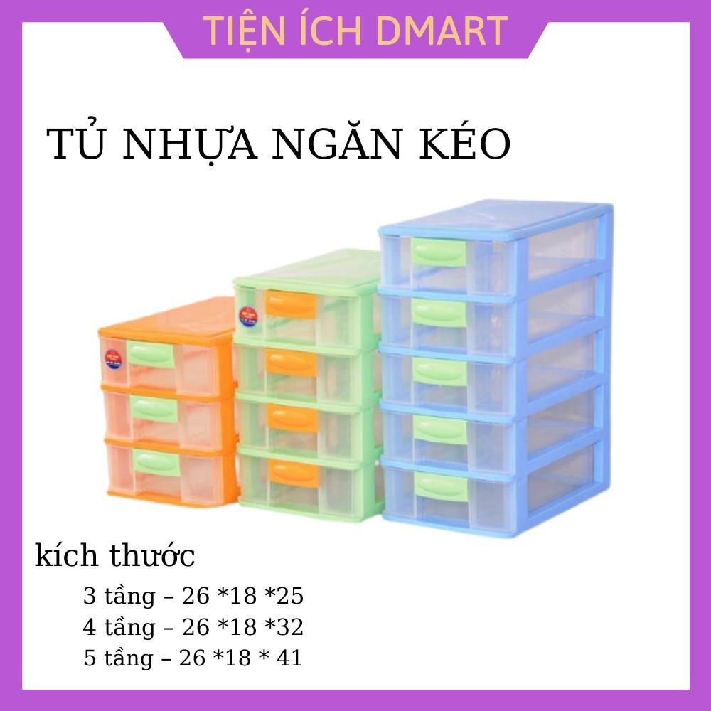 tủ nhựa mini nhiều tầng , nhựa Việt Nhật cao cấp tủ nhựa ngăn kéo 3685