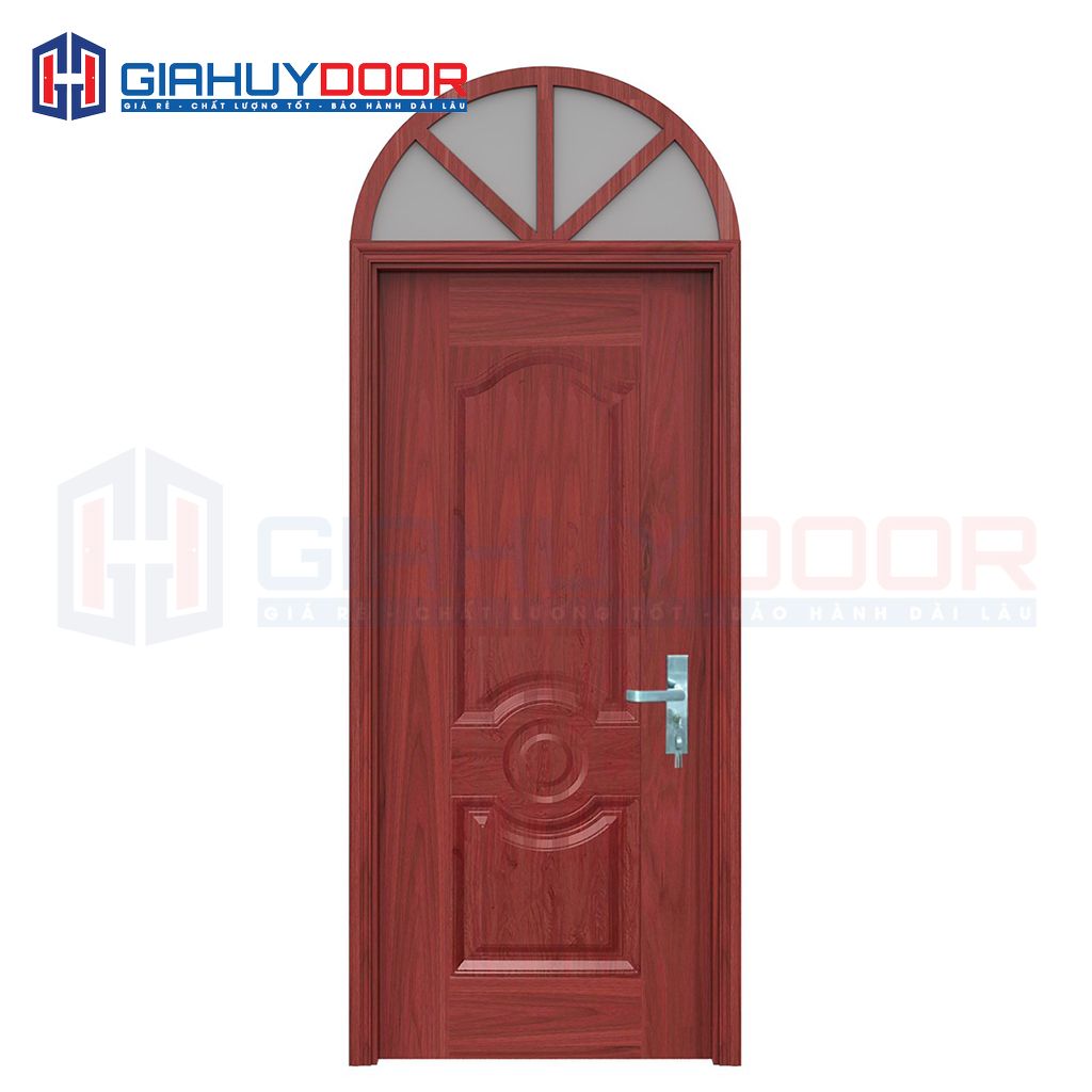 1m2 Cửa Thép Vân Gỗ Dạng Vòm Tvgvom-SGD-9 _GIA HUY DOOR