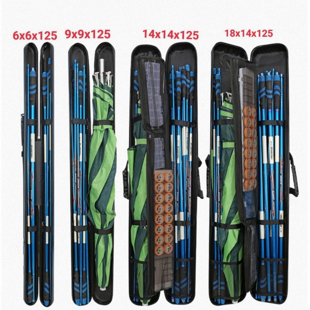 Bao Đựng Cần Câu Cá ABS Cứng Dài 1m25 Có Chân Chống | uy tín chất lượng