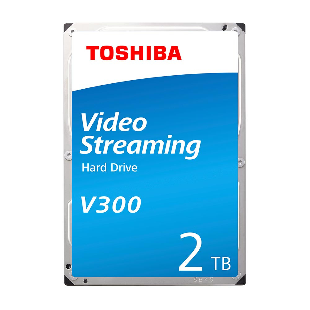 Ổ cứng HDD Toshiba 2TB VideoStream V300 series (64MB) 5700rpm SATA3 HDWU120UZSVA - Hàng Chính Hãng