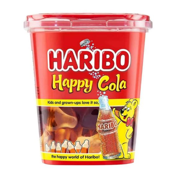 Kẹo dẻo Haribo hũ nhựa 150g - Happy Cola