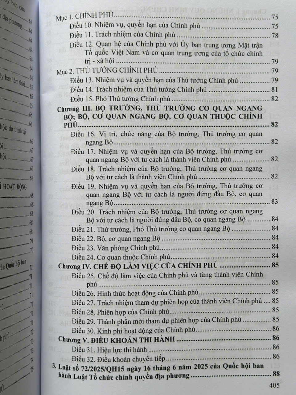 Sách Luật Tổ Chức Chính Quyền Địa Phương – Đơn Vị Hành Chính Cấp Tỉnh và Danh Sách Đơn Vị Hành Chính Cấp Xã của 34 Tỉnh, Thành Phố (V2591T)