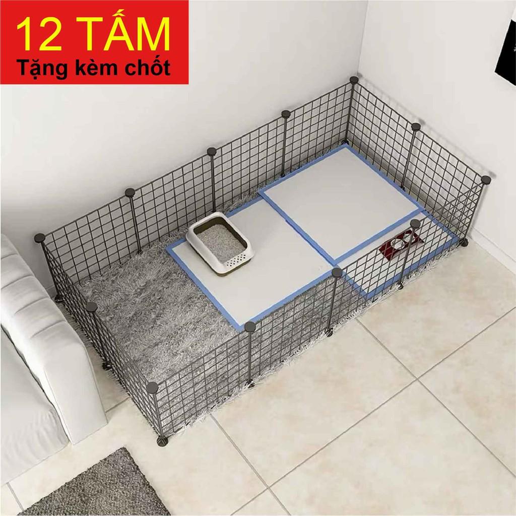 Miếng Lưới Ghép Vạn Năng 35x35cm - Lắp Ghép Chuồng Mèo, Quây Chó, Chuồng Thú Cưng, Làm Kệ Trang Trí