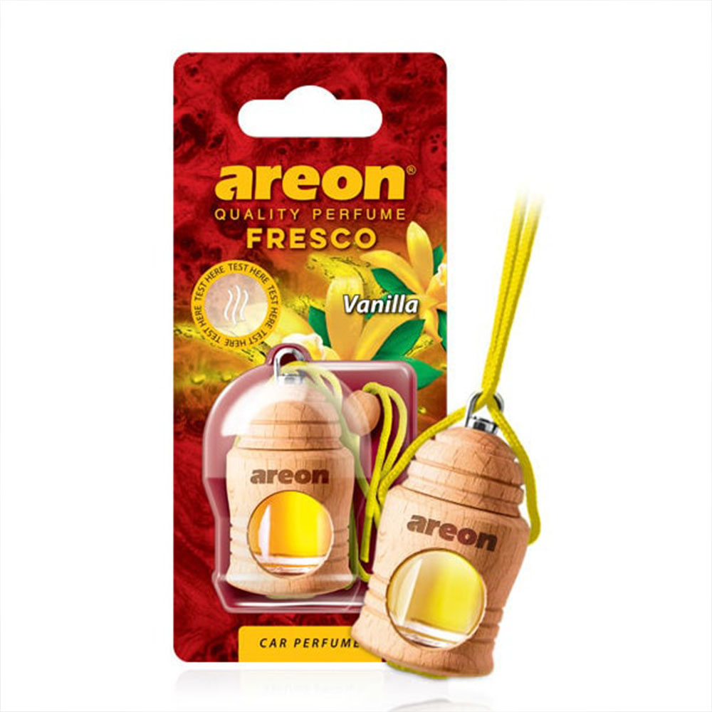 Tinh dầu treo xe hơi hương vani – Areon Fresco Vanilla (Ngọt nhẹ)