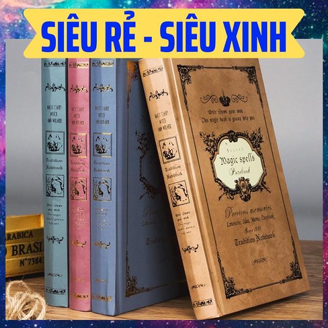 Sổ tay kẻ ngang - sổ ghi chép kẻ ngang phong cách cổ điển vintage magic spells purbook - 5