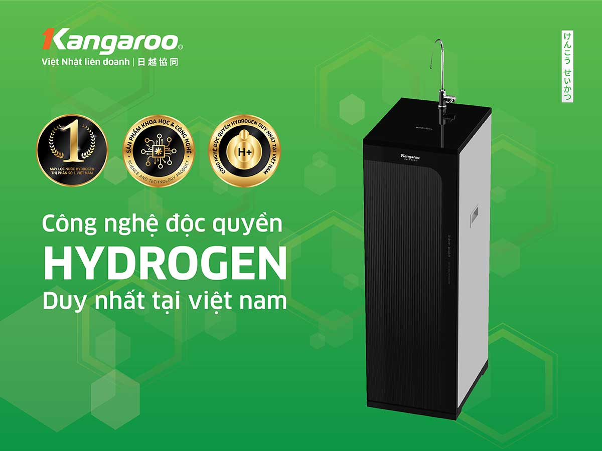 Máy lọc nước hydrogen Kangaroo Infinity KG100HC2 – 10 lõi, Mẫu 2024 - Hàng chính hãng