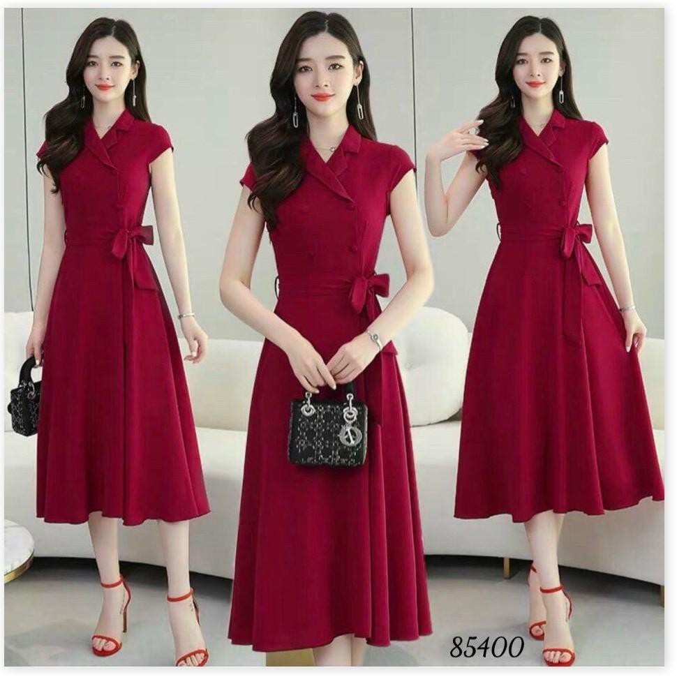 ĐẦM COTTON LẠNH DÁNG XÒE XINH XẮN,HỌA TIẾT TRƠN NHƯNG KHÔNG KÉM PHẦN SANG TRỌNG 1HIT1 FASHION