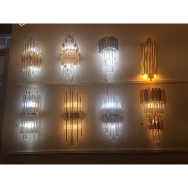 Đèn tường pha lê cao cấp, đèn gắn tường phale, đèn trang trí, đèn decor
