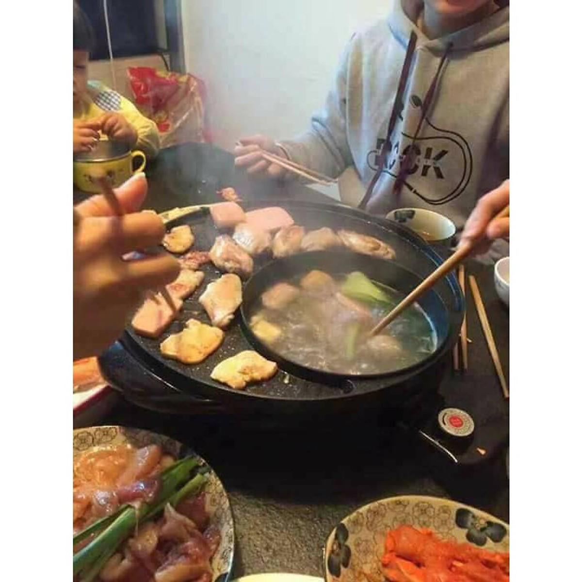 Bếp Nướng Bbq Đa Năng 2 Trong 1 Vừa Nướng Vừa Lẩu Tiện Dụng - Hàng Chất Lượng