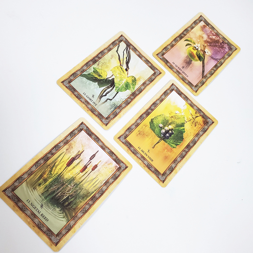 Bộ Bài Celtic Tree Oracle Tặng Đá Thanh Tẩy