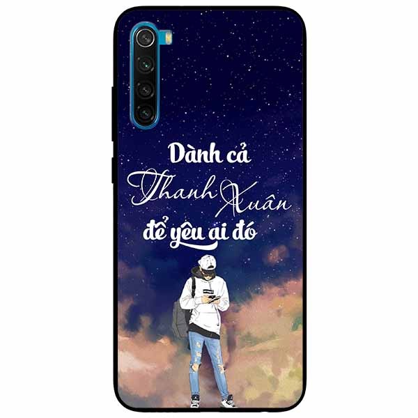 Hình ảnh Ốp lưng in cho Xiaomi Redmi Note 8 Mẫu Dành Cả Thanh Xuân Boy