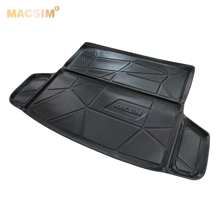 Thảm lót cốp xe ô tô Mitsubishi Attrage  2018 - nay nhãn hiệu Macsim chất liệu TPV cao cấp màu đen