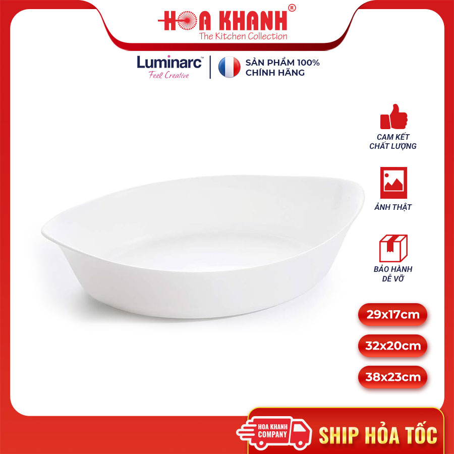 Khay Nướng Thủy Tinh Luminarc Smart Cuisine Oval 29*17CM - N3567