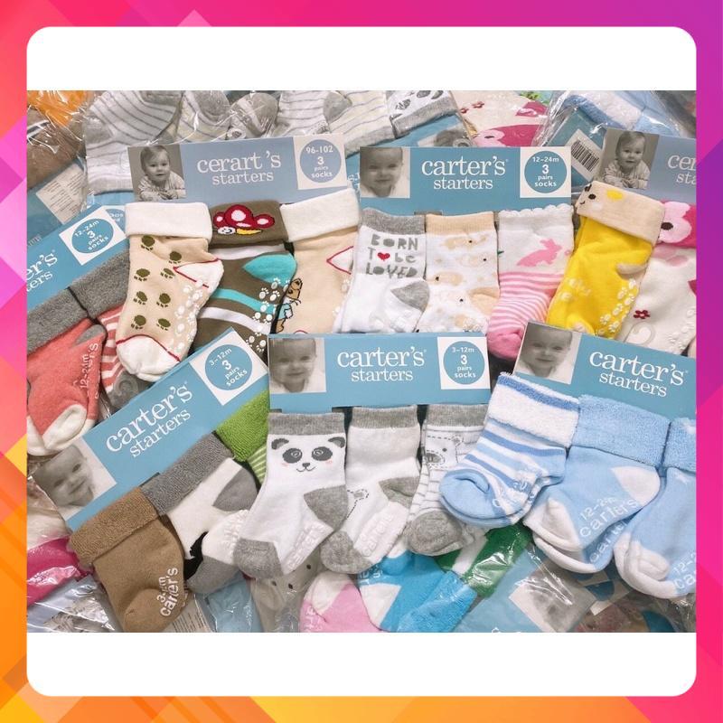 Set 3 Carter’s cho bé từ 3 tháng đến 4 tuổi