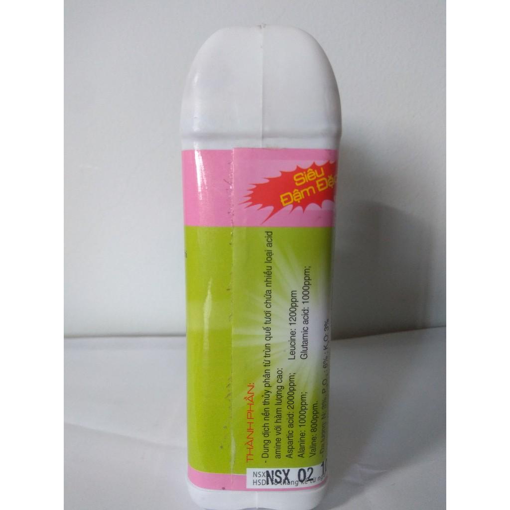 Phân bón lá sinh học Bio TRÙN QUẾ 03 kích thích ra hoa, dưỡng hoa - chai 250 ml