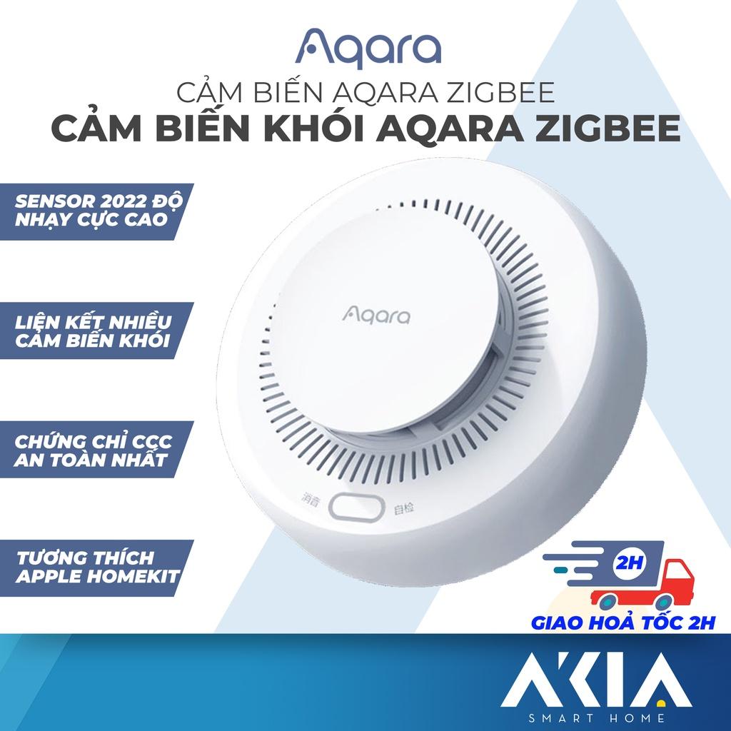 Cảm biến khói Aqara Zigbee 3.0 bản Quốc Tế - Thiết bị báo cháy, Gửi thông báo lên lên điện thoại, Tương thích HomeKit