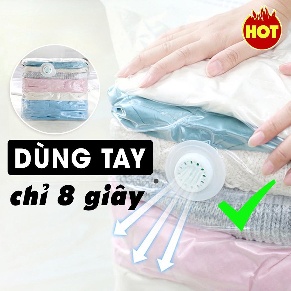 PVN42514 Túi hút chân không đựng quần áo, chăn màn dùng tay