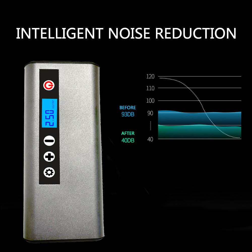 Máy bơm hơi này không dây di động mini cho xe hơi, xe máy ,xe đạp, đèn nền hiển thị kỹ thuật số