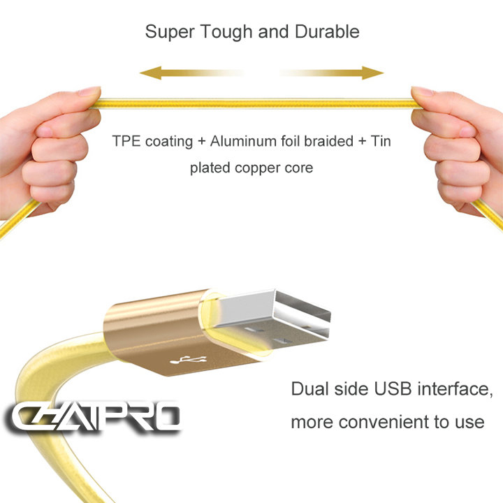 Cáp Sạc Hoco Upl12 120Cm Cổng Micro USB - Hàng Chính Hãng