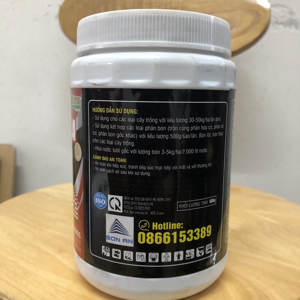 Phân bón kích rễ Acid Humic USA hộp 500g, cải tạo đất, tăng độ phì, giải độc đất, tăng khả năng hấp thụ dinh dưỡng