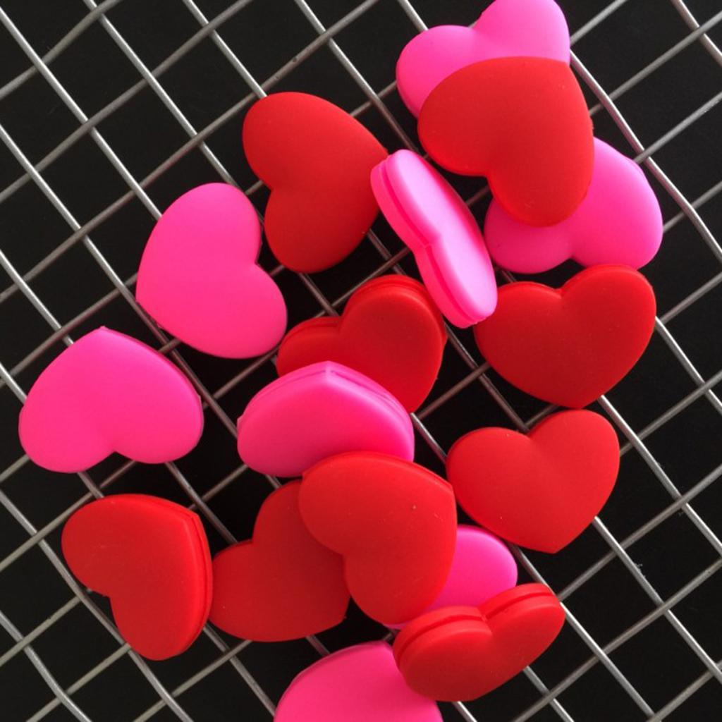 Tennis Racket Dampeners Cute Squash Racquet Shock Absorber Silencers Red