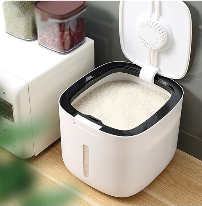 Thùng đựng gạo cao cấp nắp bật 5L
