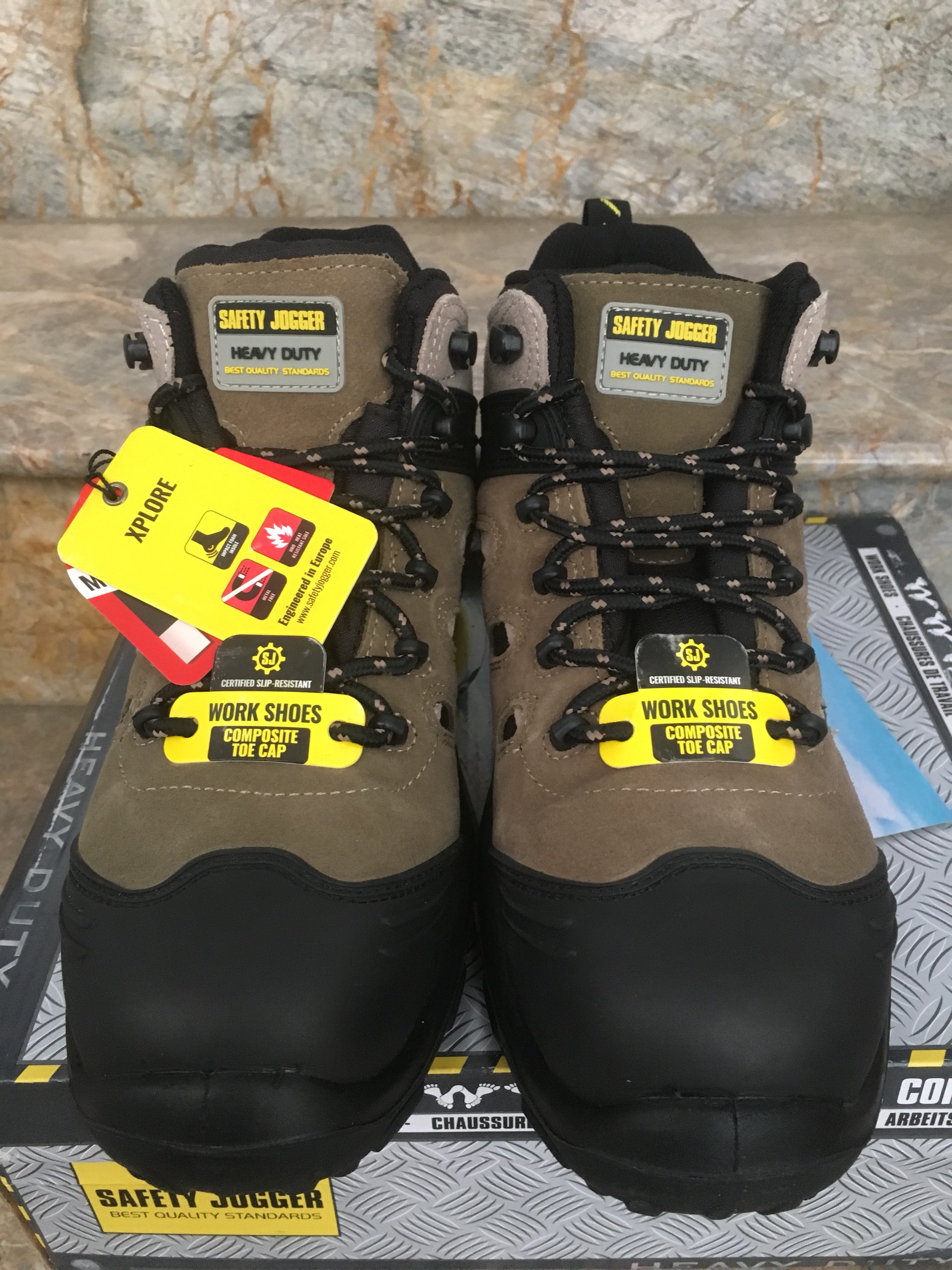 Giày Bảo Hộ Lao Động Safety Jogger Xplore, Chống Dập Ngón, Chống Đâm Xuyên, Chống Thấm Nước