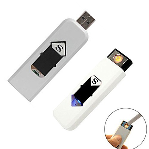 Bật Lửa Không Dùng Gas Hình USB - Giao màu ngẫu nhiên