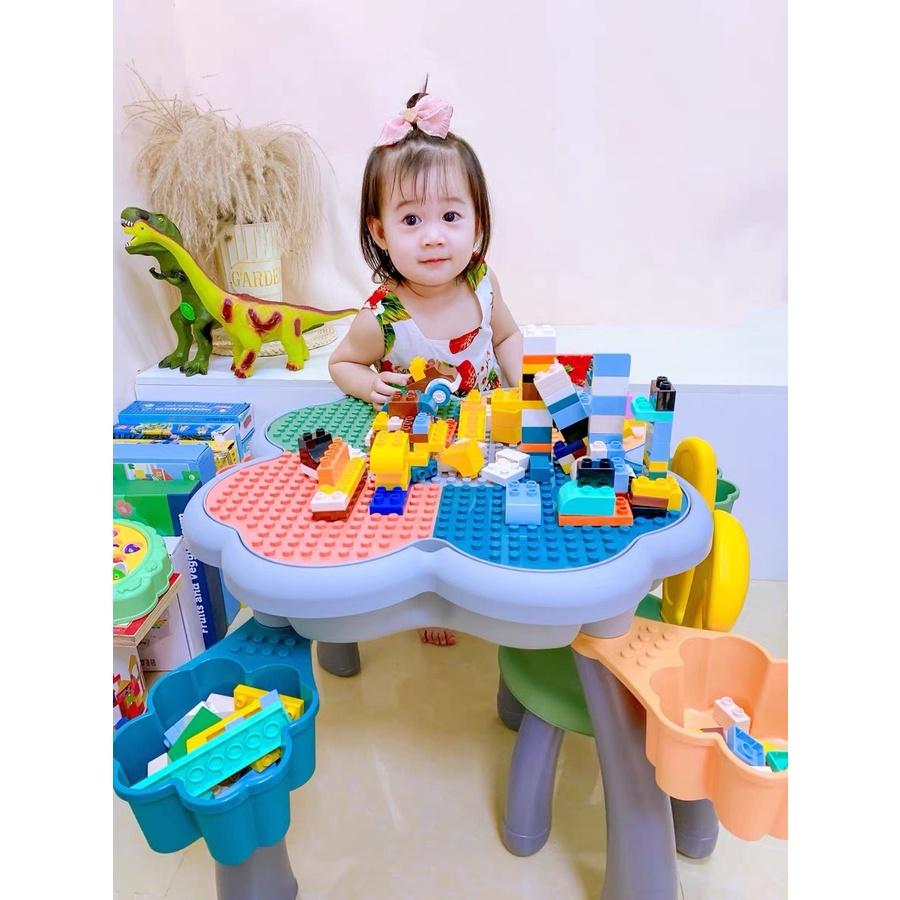 Đồ chơi xếp hình xây dựng khối lớn 173 chi tiết robot nhiều loại, lắp ráp.
