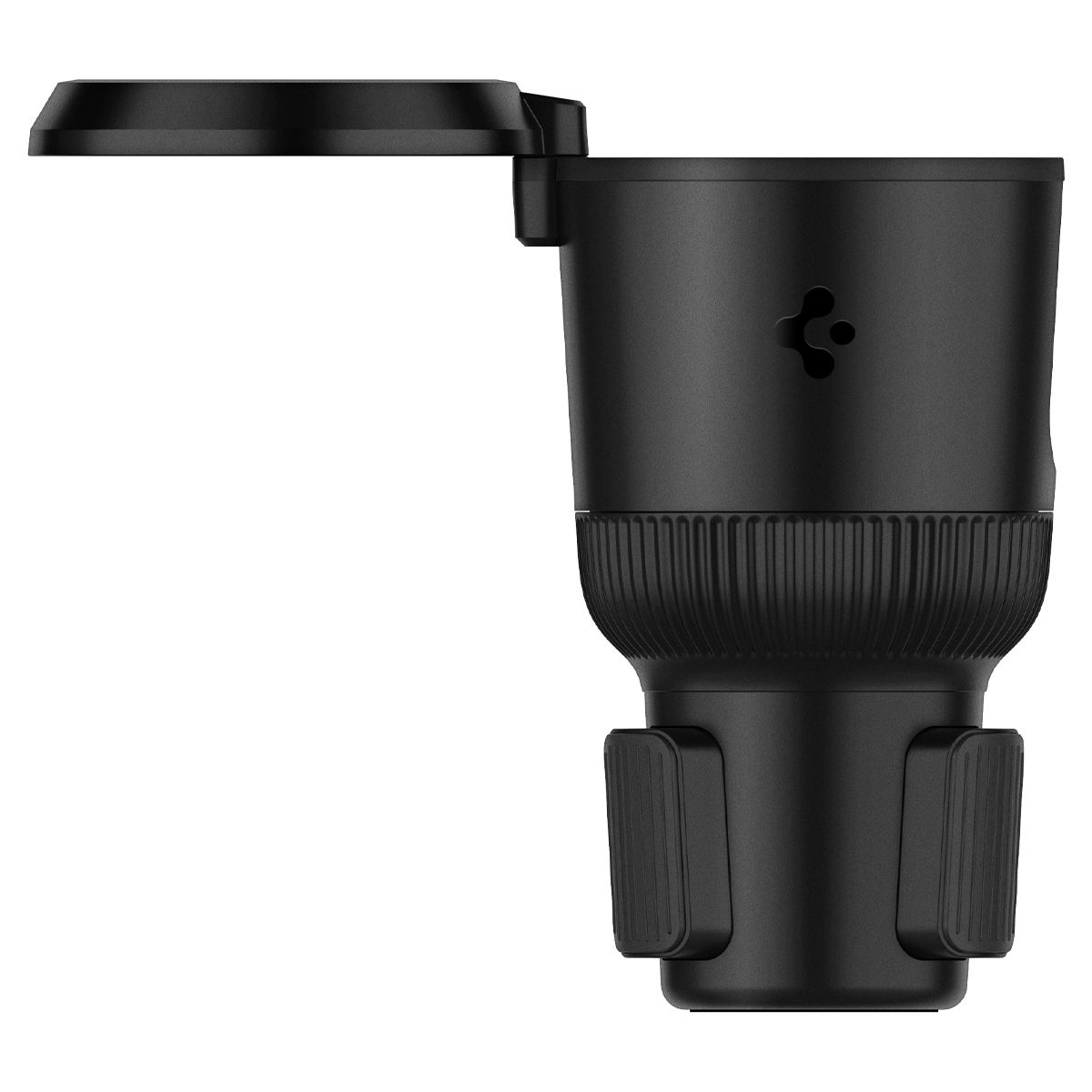 Phụ Kiện Để Ly Trên Xe Hơi Spigen Hydrohub Cup Holder Black CH100 - Hàng Chính Hãng