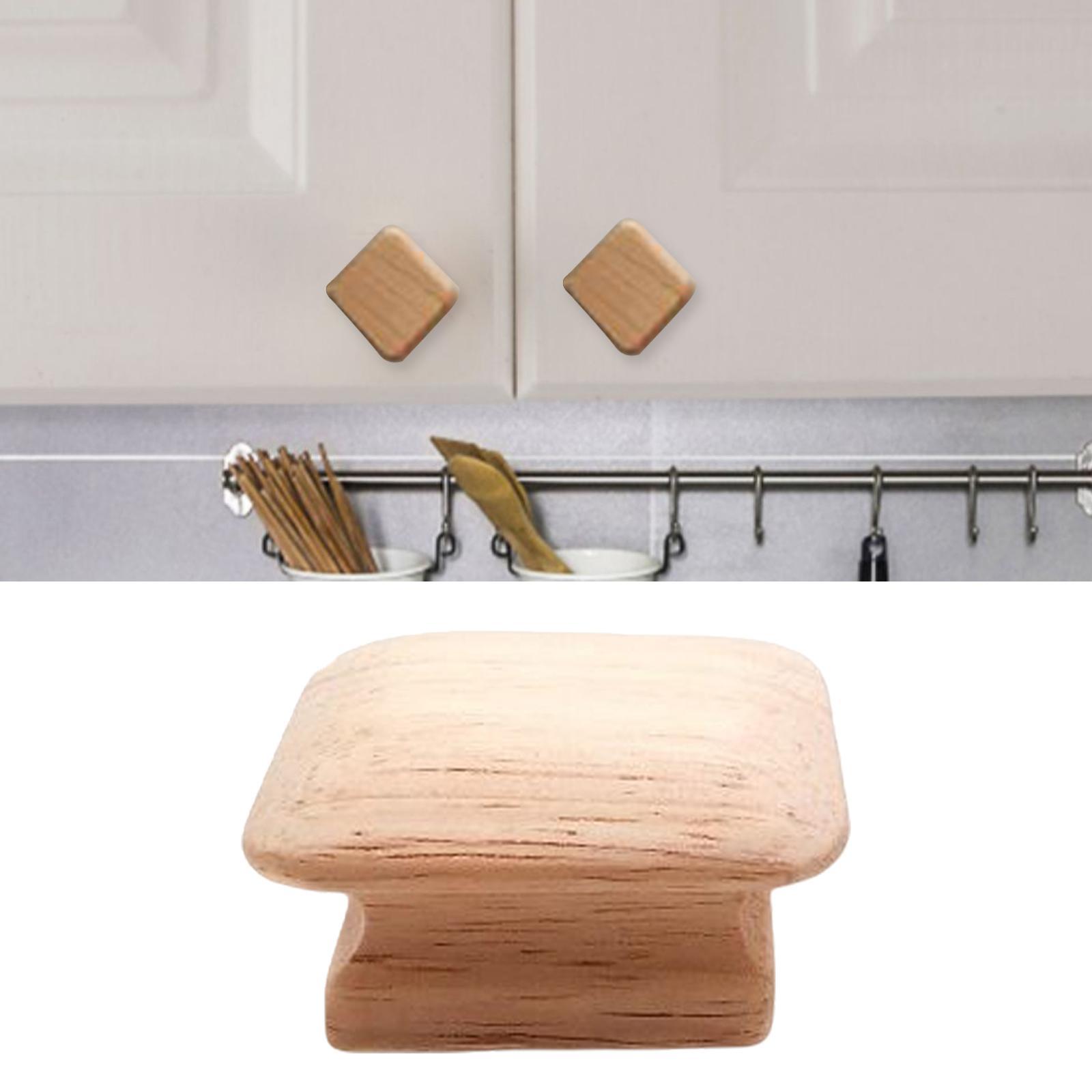 Wooden Drawer Knob Minimalist Handles Portable Easy Install Decorative Furniture Knobs for Door Wardrobe Cabinet Cupboard Home Decor
