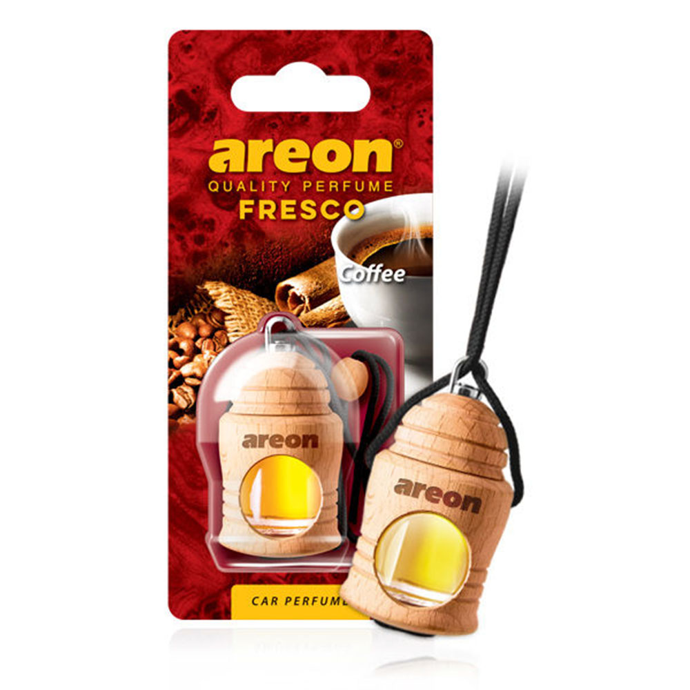 Tinh dầu treo xe hơi hương cà phê – Areon Fresco Coffee (Dịu nhẹ)