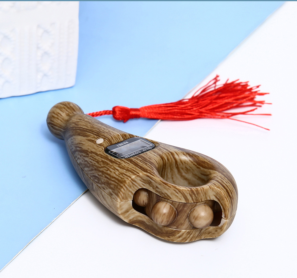 Máy Đếm Số Niệm Phật, Tràng Hạt Điện Tử Niệm Phật Vân Gỗ