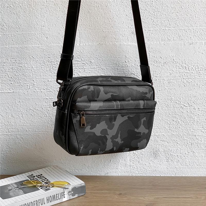 Túi đeo chéo nam nữ Camo da chống nước chống trầy cao cấp