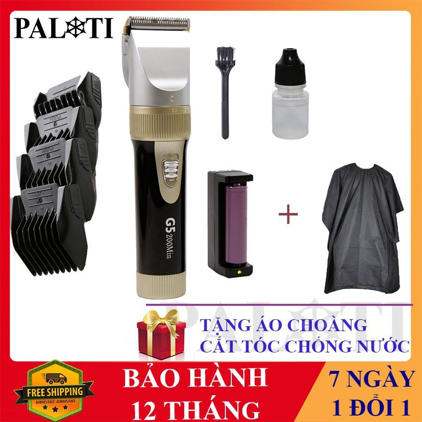 Tông đơ cắt tóc Nhật Bản Kato G5 có pin dự phòng tặng áo choàng cắt tóc - Tăng đơ cắt tóc lưỡi thép - LT Store Mall