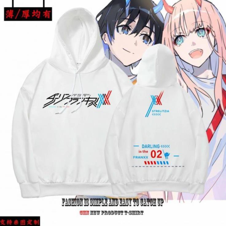 HOT SALE- Áo Hoodie Anime Darling in the FranXX - mẫu áo HOT /uy tín chất lượng /uy tín chất lượng