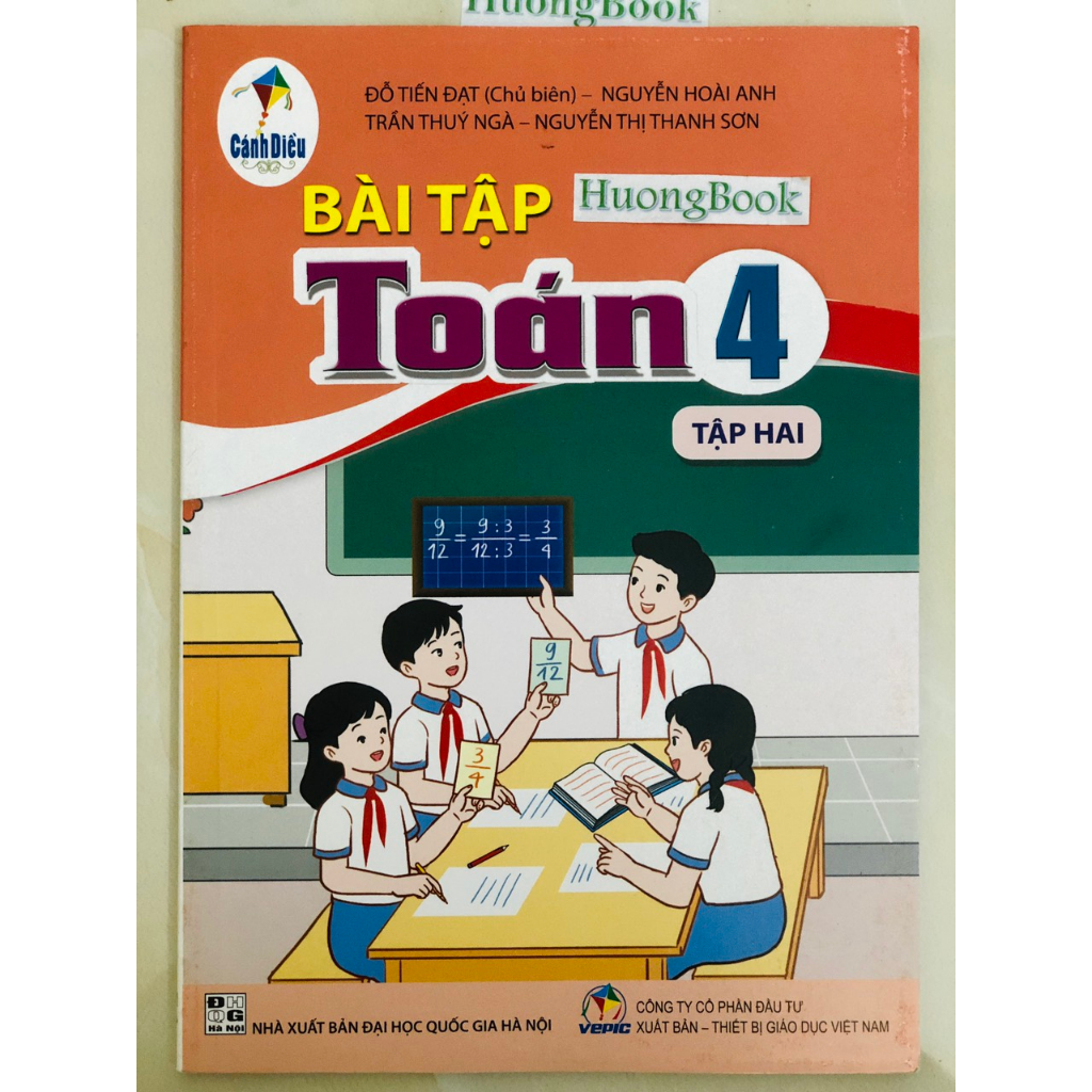 Sách - Bài tập toán 4 - tập 2