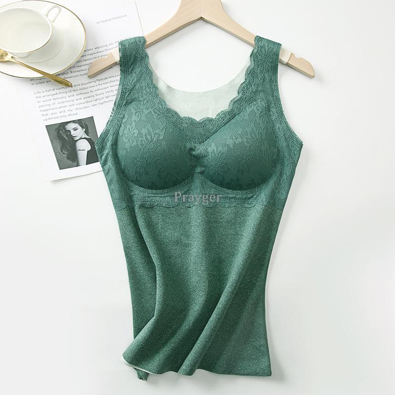 Phụ Nữ Mùa Đông Innerwear Áo Vest Quần Lót Sinh Nhiệt Áo Không Tay Nữ Nhiệt Ấm Lót Quần Áo