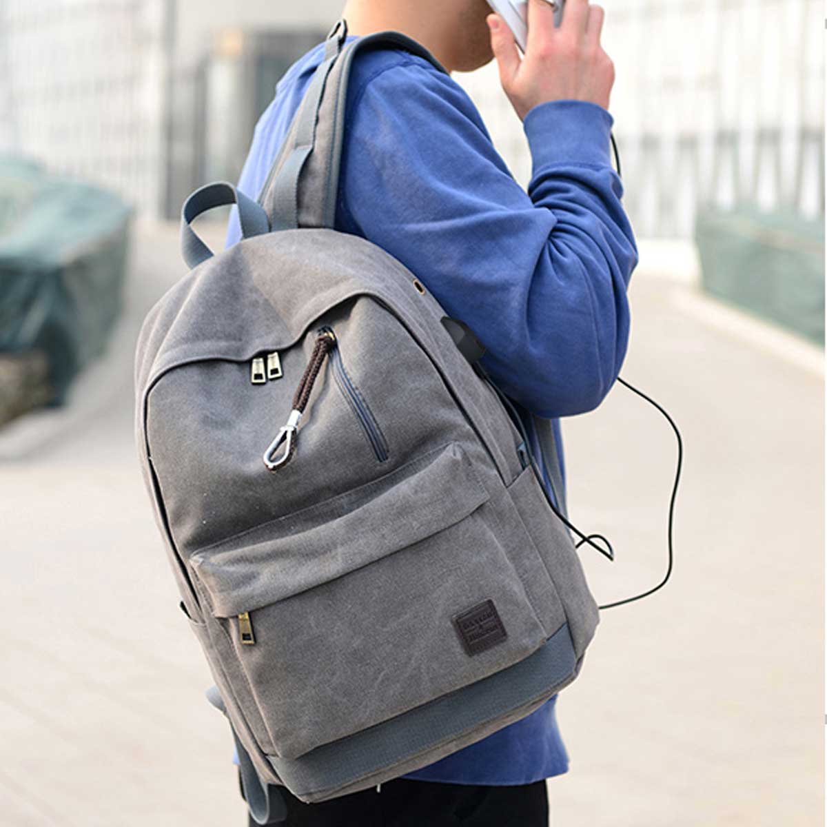 Balo Nam Vải Canvas Bền Đẹp