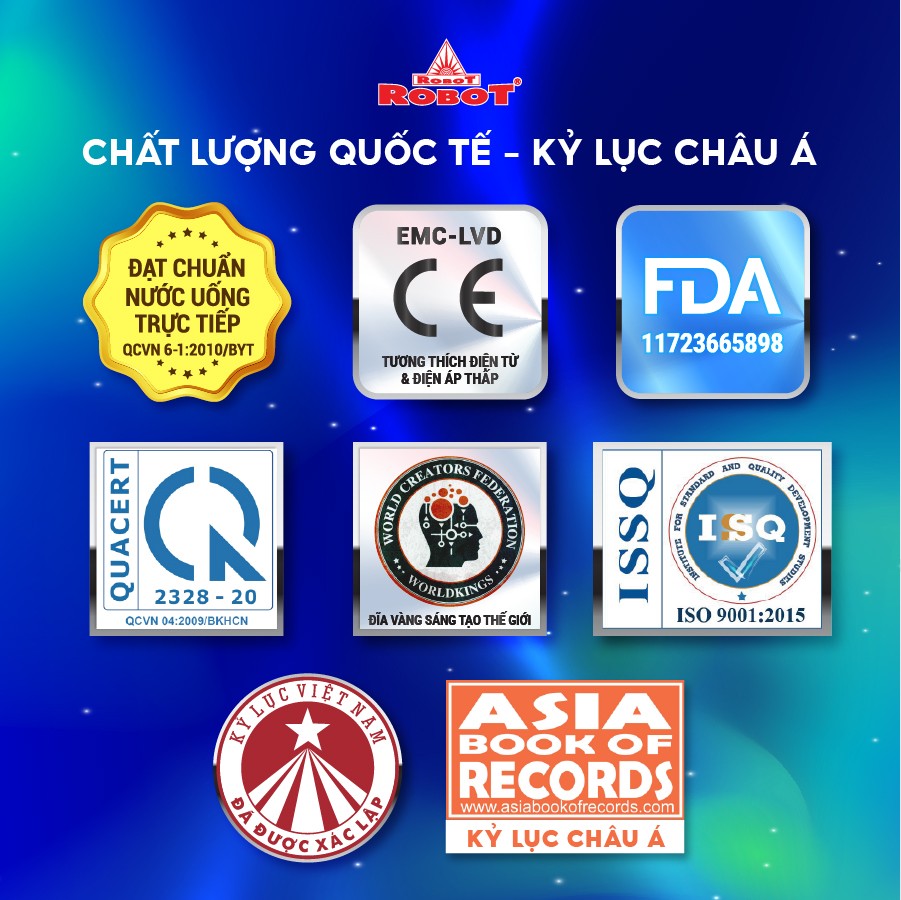 Máy Lọc Nước Nóng Nguội ROBOT Classy Pro 339GH-UR Công Nghệ Lọc R.O + U.F - Hàng Chính Hãng