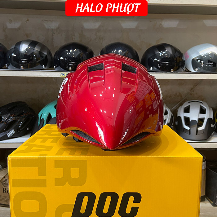 Nón POC P01 mẫu mới khóa nam châm, tặng bộ lót, túi đựng nón